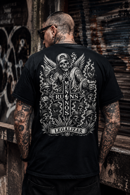 TShirt Legalizar Skull